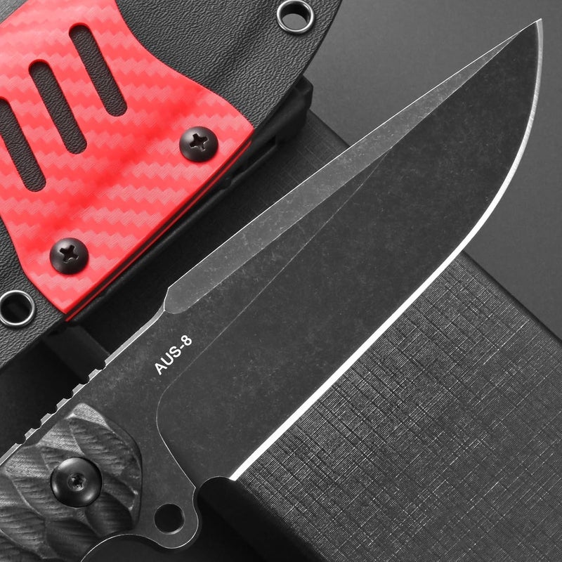 Eafengrow EF162 Fixed Blade Knife AUS-8 Steel Blade G10 Handle Full Tang Compact EDC Tool Fix Knifes for Outdoor Camping Survival - Image 4